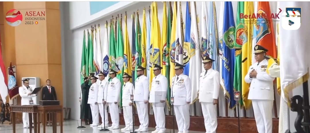 Selamat Bertugas 9 PJ Gubernur yang 4 Diantaranya Berlatar Belakang Pensiunan Purna Bhakti TNI dan Polri