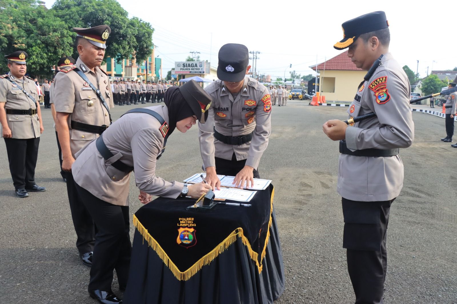 Sertijab Pejabat Polres Metro, Empat Posisi Berganti, Ini Rinciannya