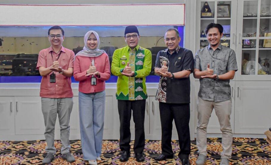 BPJS Kesehatan Cabang Kota Metro Audiensi dengan Walikota