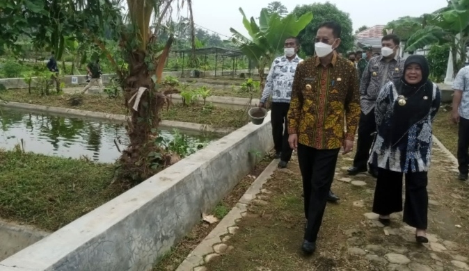 Balai Benih Ikan Dapat Tugas Khusus Dari Pj. Bupati Pringsewu