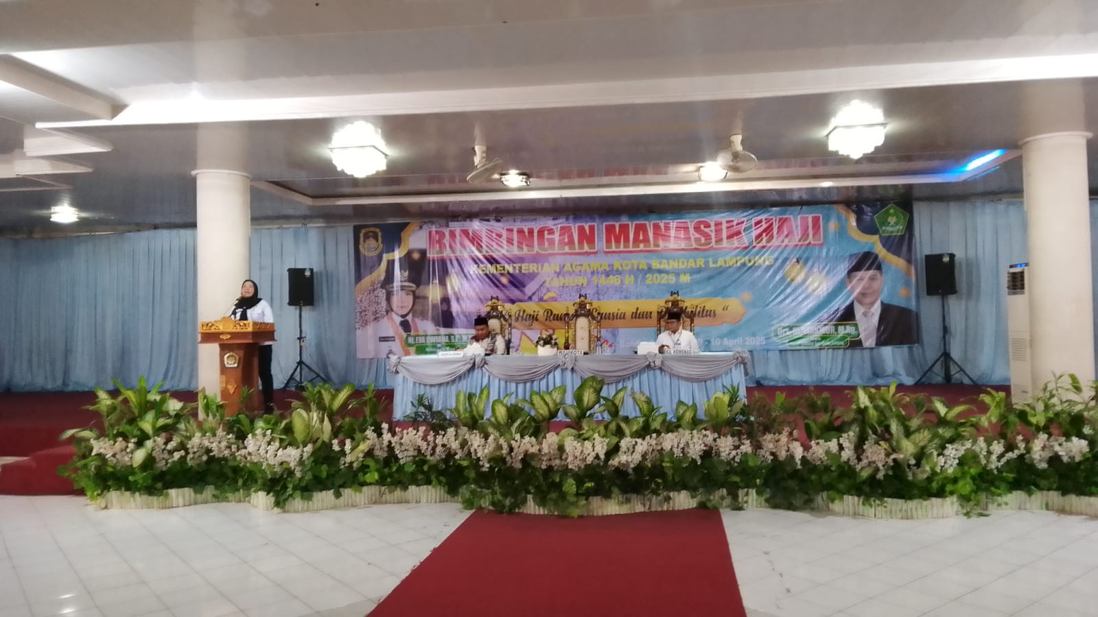 Wali Kota Bandar Lampung Buka Bimbingan Manasik Jamaah Calon Haji