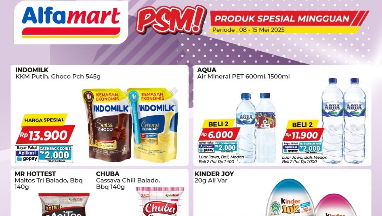 Masih Ada Kesempatan Promo PSM Alfamart Spesial 14 Mei 2024, Camilan Hingga Keperluan Pribadi Dijamin Hemat
