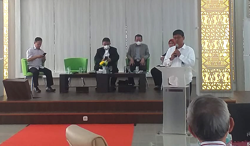 Paparan Visi Misi Bakal Calon Rektor Universitas Lampung, Prof. Asep Sukohar Dapat Giliran Pertama