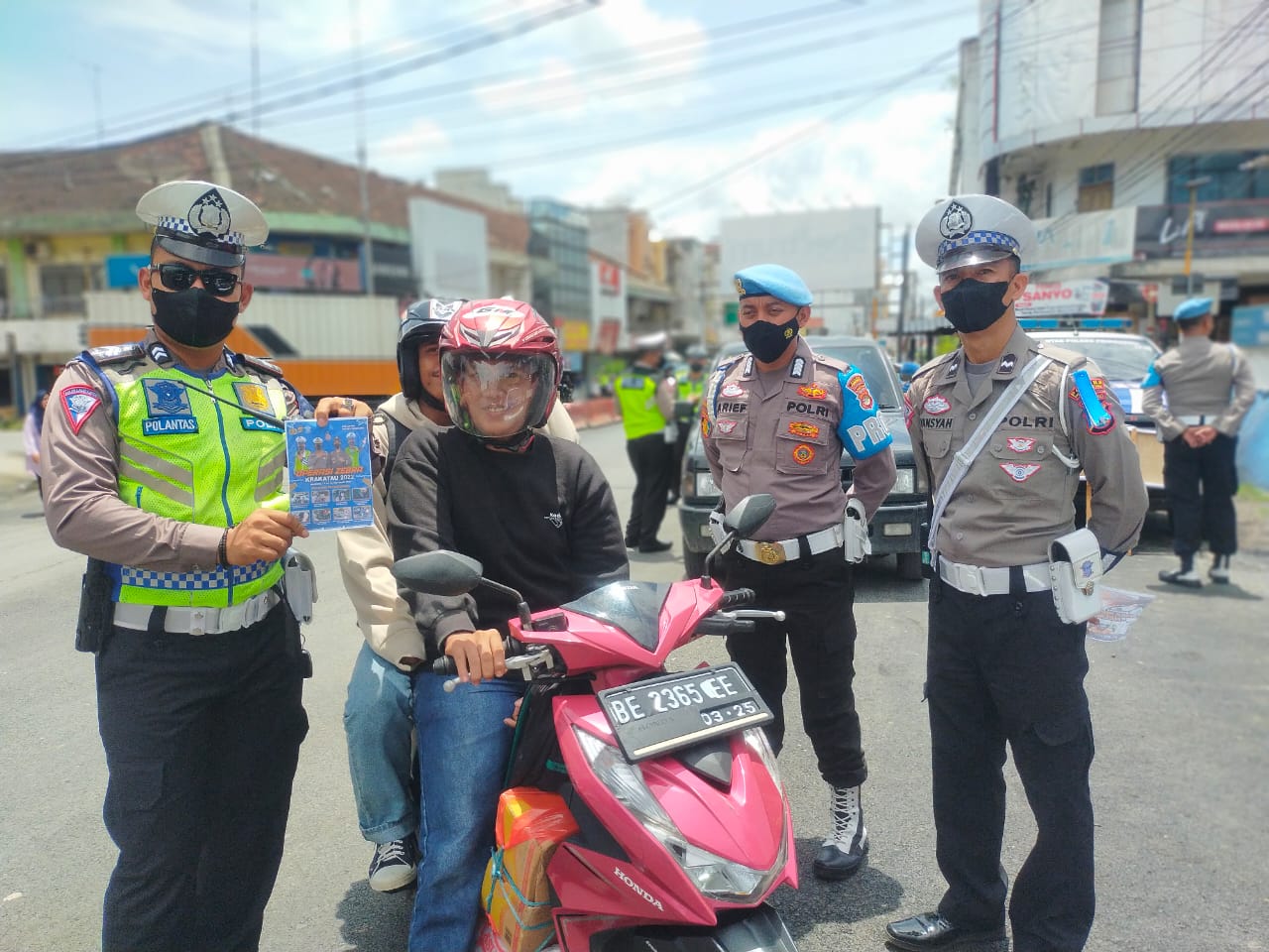 Selain Libatkan 5 Satgas, Operasi Zebra Krakatau di Pringsewu juga Di Bawah Pengawasan Seksi Propam