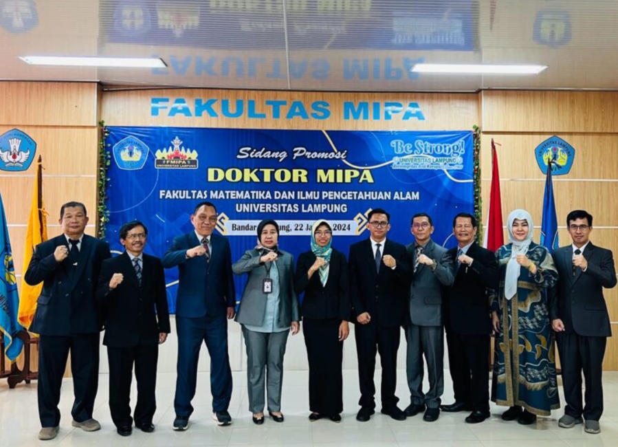 FMIPA Unila Tambah Dua Doktor Baru