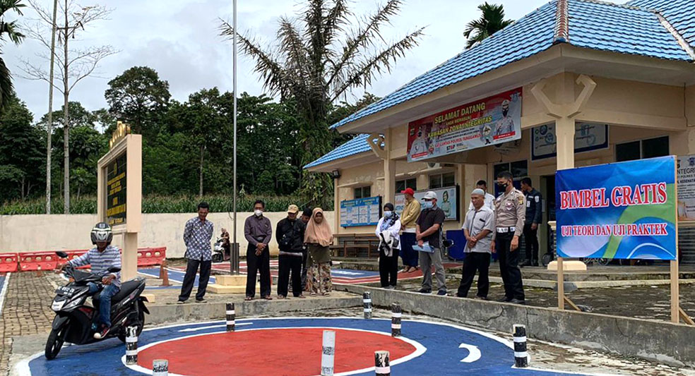 Mau Buat SIM? Bimbel Ujian Dulu di Satpas Polres Tangamus, Gratis 