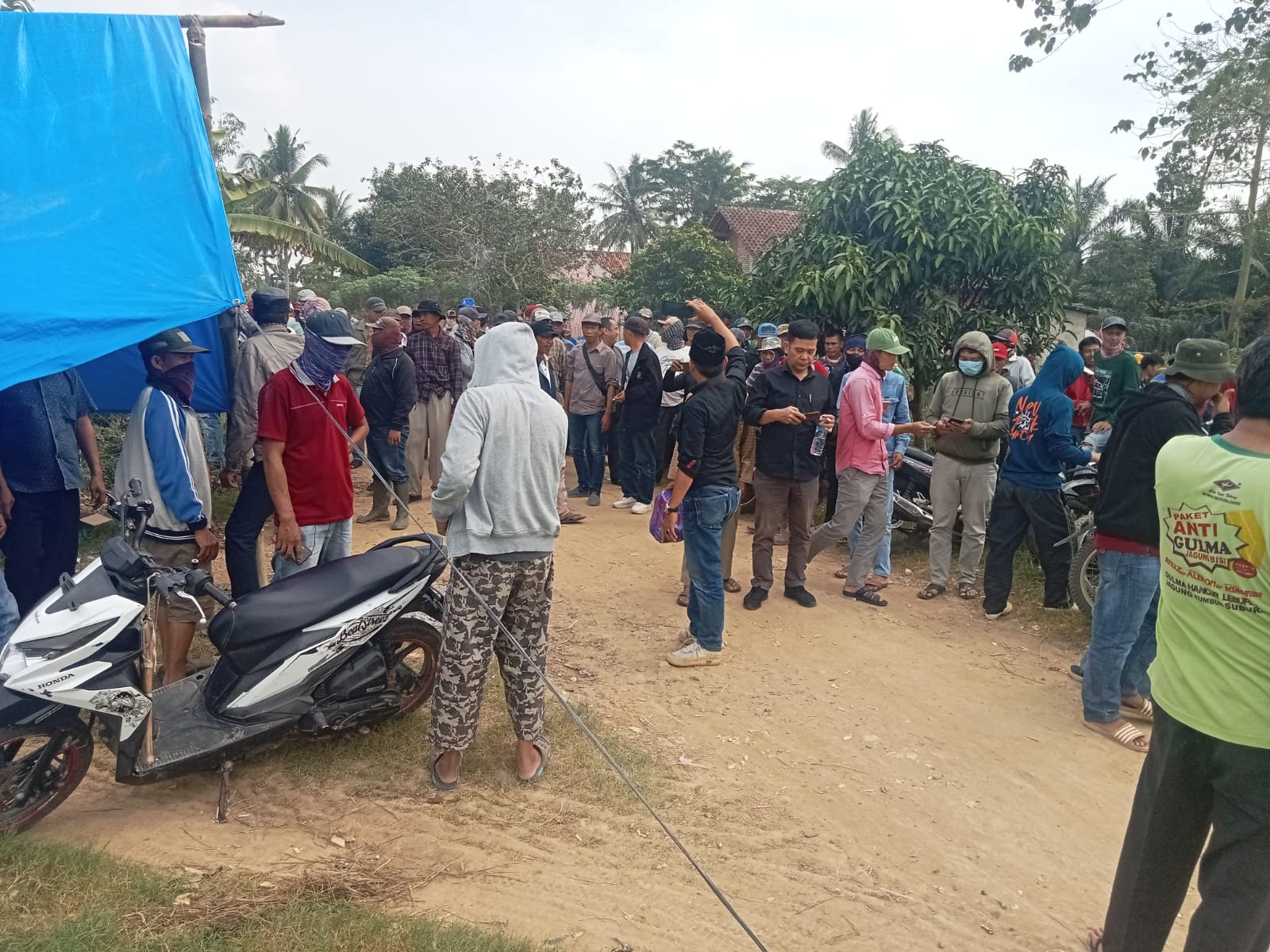 Warga Tiga Kampung Siap Pertahankan Tanah Ulayat Dengan Cara Damai