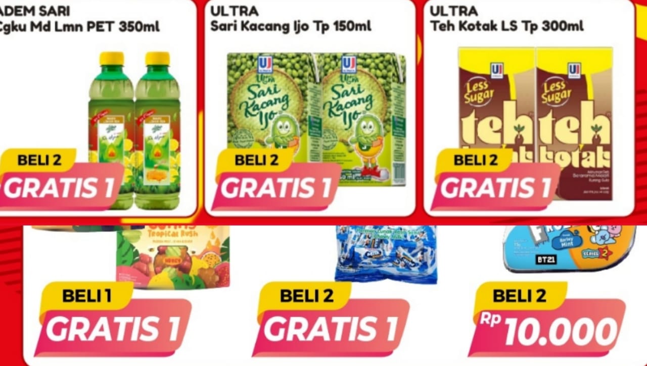 Dapatkan Promo 3.3 Alfamart Beli 2 Gratis 1 Khusus Hari Ini, Cek Katalognya