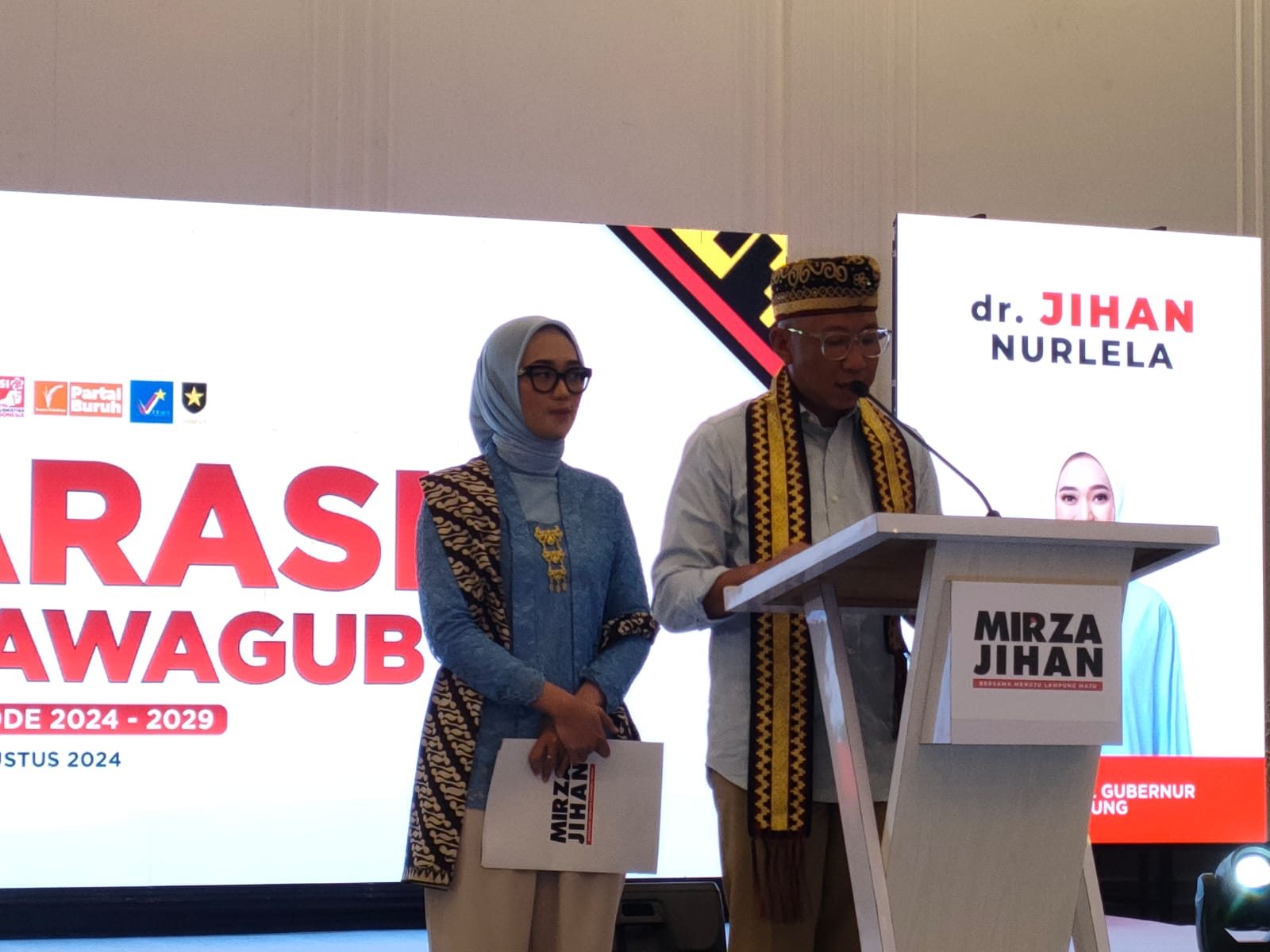 Besok Mirza-Jihan Dilantik, Partai Pengusung Optimis Tuntaskan Masalah Provinsi Lampung