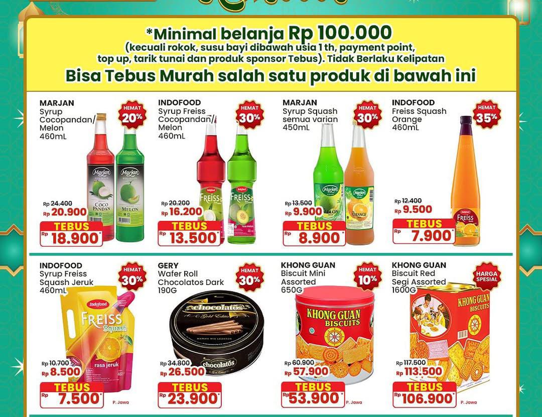 Promo Indomaret Senin 17 Februari 2025, Ada Diskon Sirup Spesial Festival Ramadhan