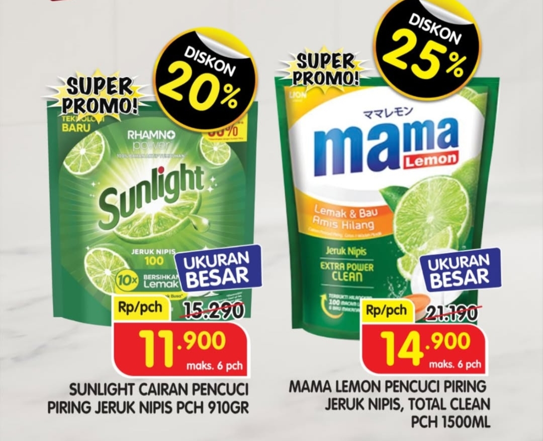 Promo Superindo Buat Emak-emak Hari ini, Ada Mama Lemon Diskon 25 Persen