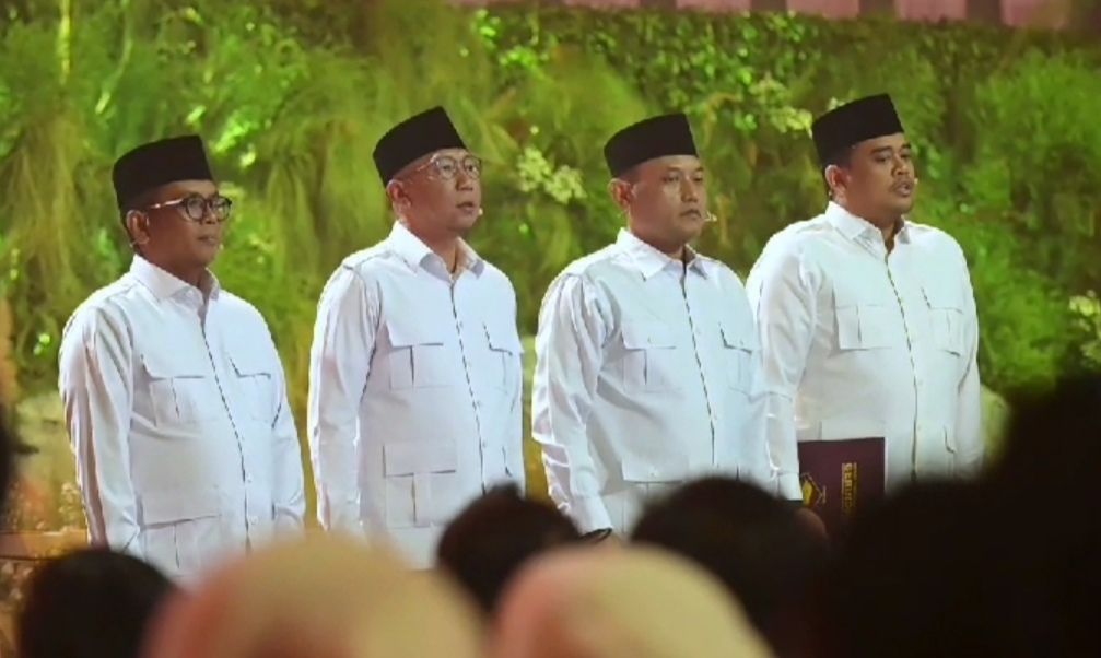 Lampung Bangga, Rahmat Mirzani Djausal Pimpin Pembacaan Pancasila Dalam HUT ke-17 Gerindra