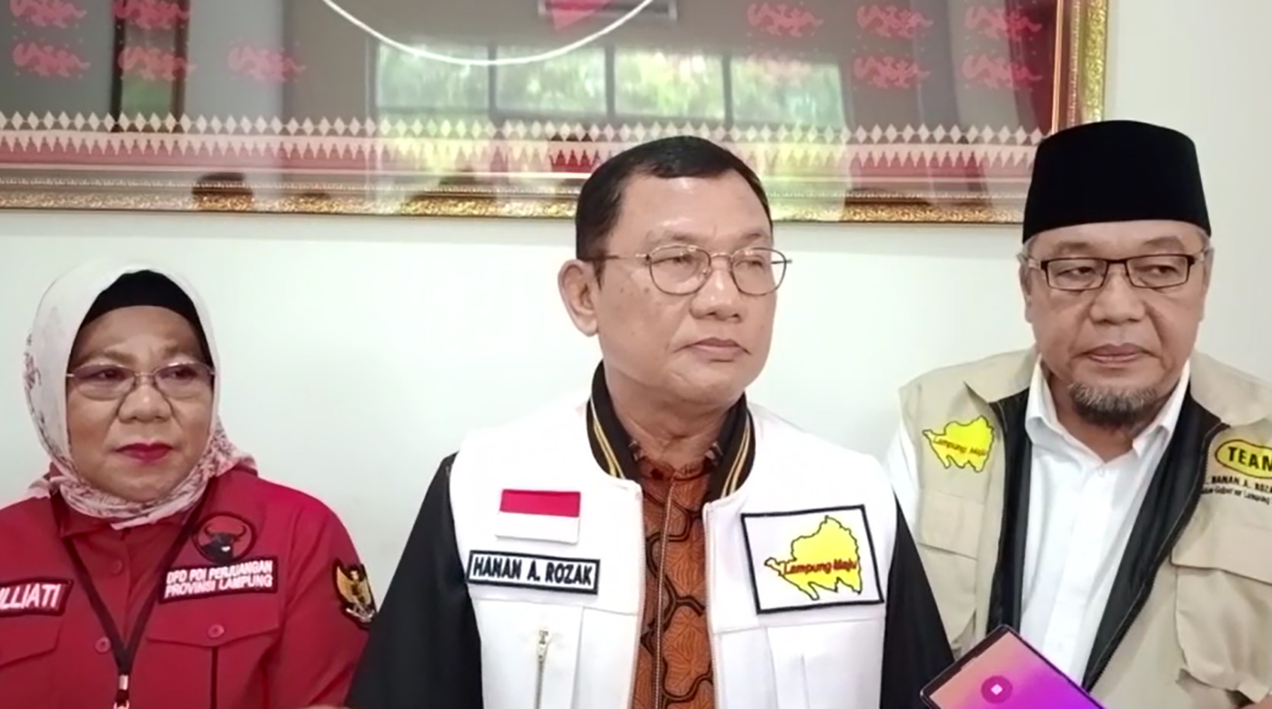 Tolak Jadi Wakil, Hanan A. Rozak Tegaskan Maju Sebagai Cagub Dalam Pilgub Lampung 2024