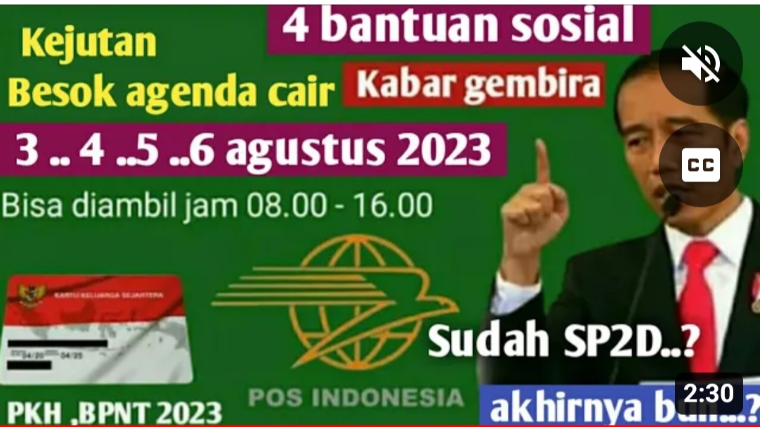 Kabar Gembira untuk KPM, 4 Kejutan Bansos yang Cair Serentak pada 3,4,5 dan 6 Agustus 2023