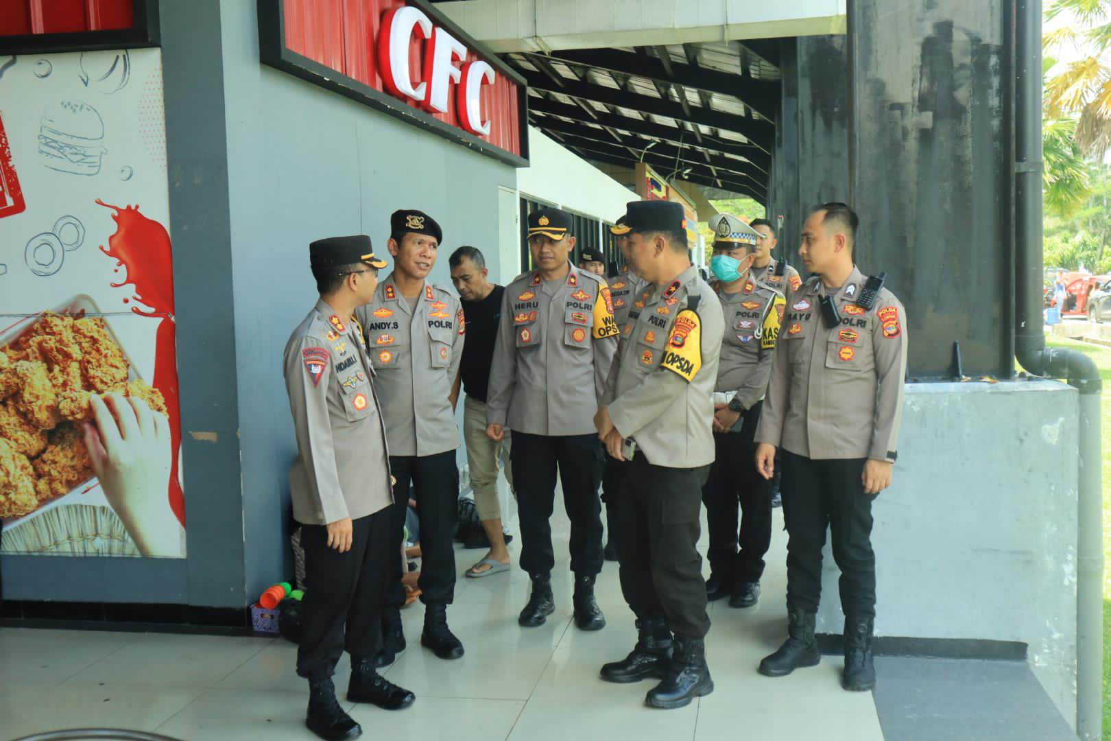 Ini Pesan Wakapolda Lampung saat Kunjungi Pos yan Rest Area 215 B