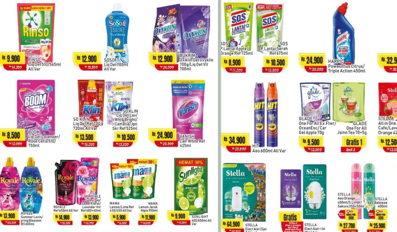 Promo Home Care Alfamart, Dapatkan Diskon Hingga 47 Persen, Cek Produk Lengkapnya