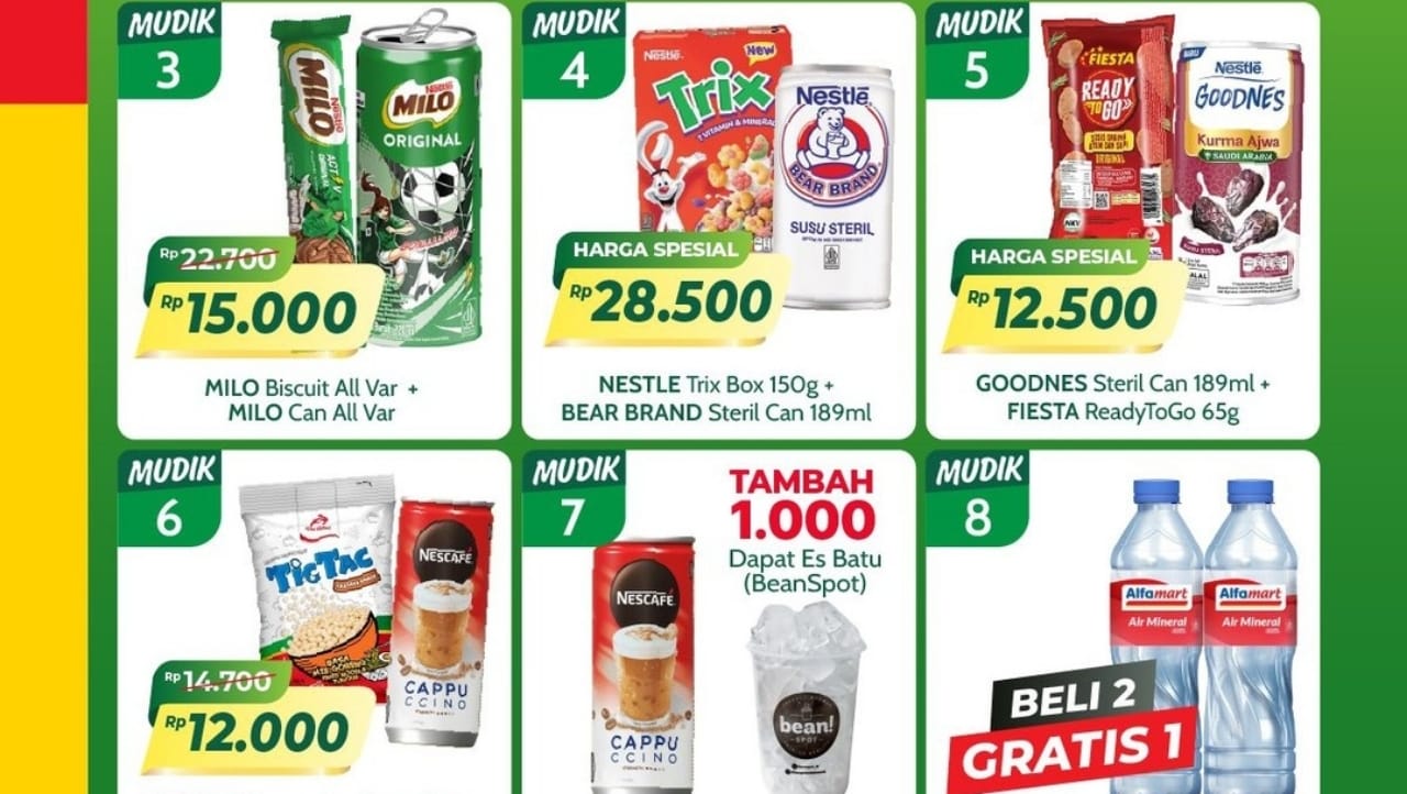 Hari Terakhir Promo Pasangan Mudik Hemat Dari Alfamart, Cek Katalognya