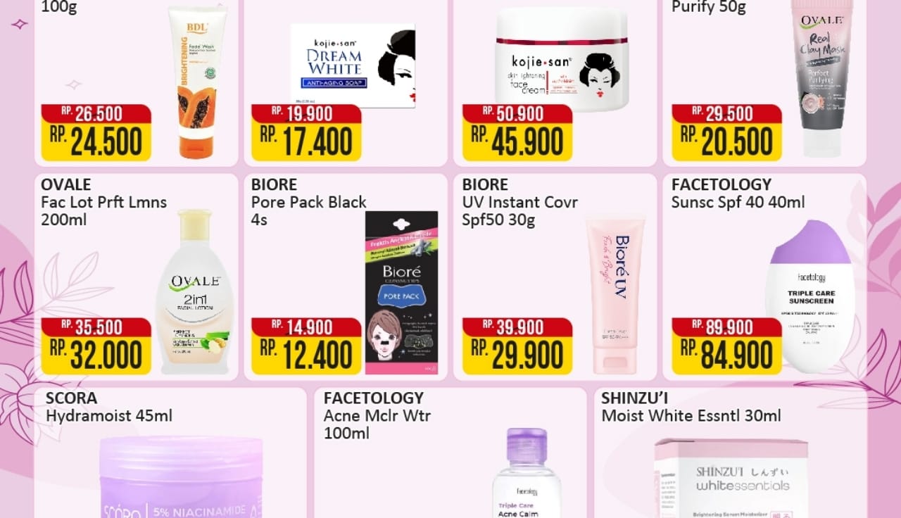 Promo Beauty Fair Alfamart, Rawat Kulit Wajah Dengan Skincare Berkualitas, Ada Diskon Hingga 50 Persen!
