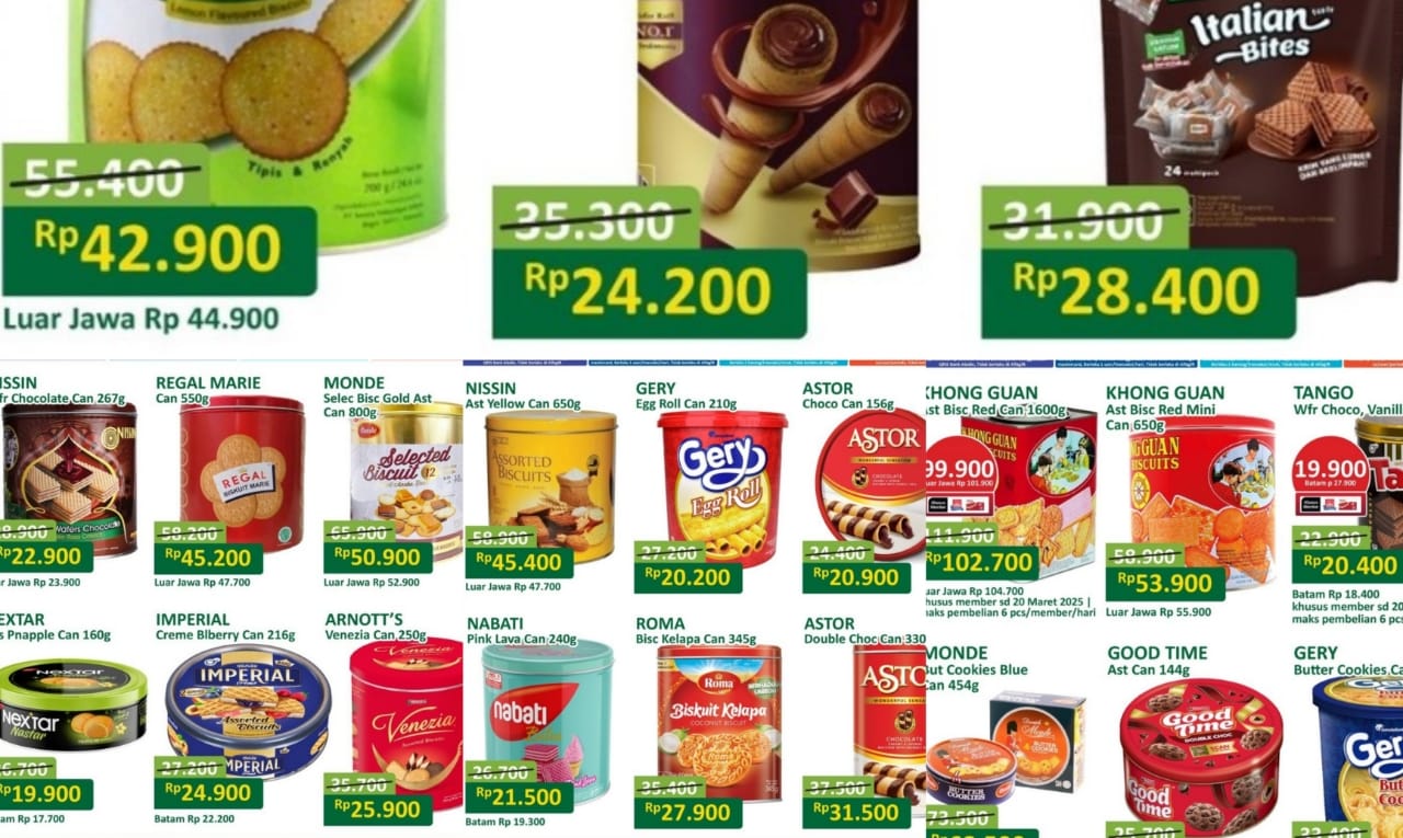 Diperpanjang! Promo Belanja Murah Produk Kue Lebaran di Alfamart, Harga Dijamin Lebih Hemat