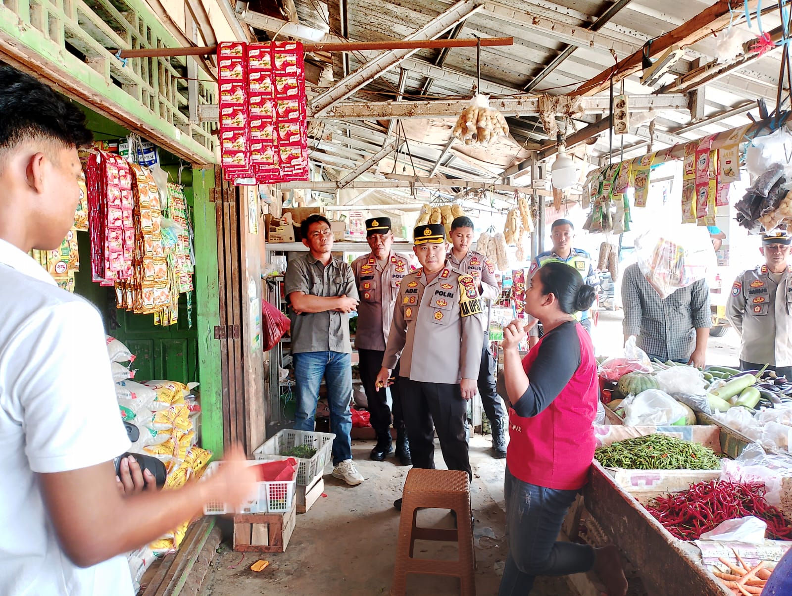 Polisi Cek Ketersediaan Bahan Pokok di Mesuji, Ini yang Didapati