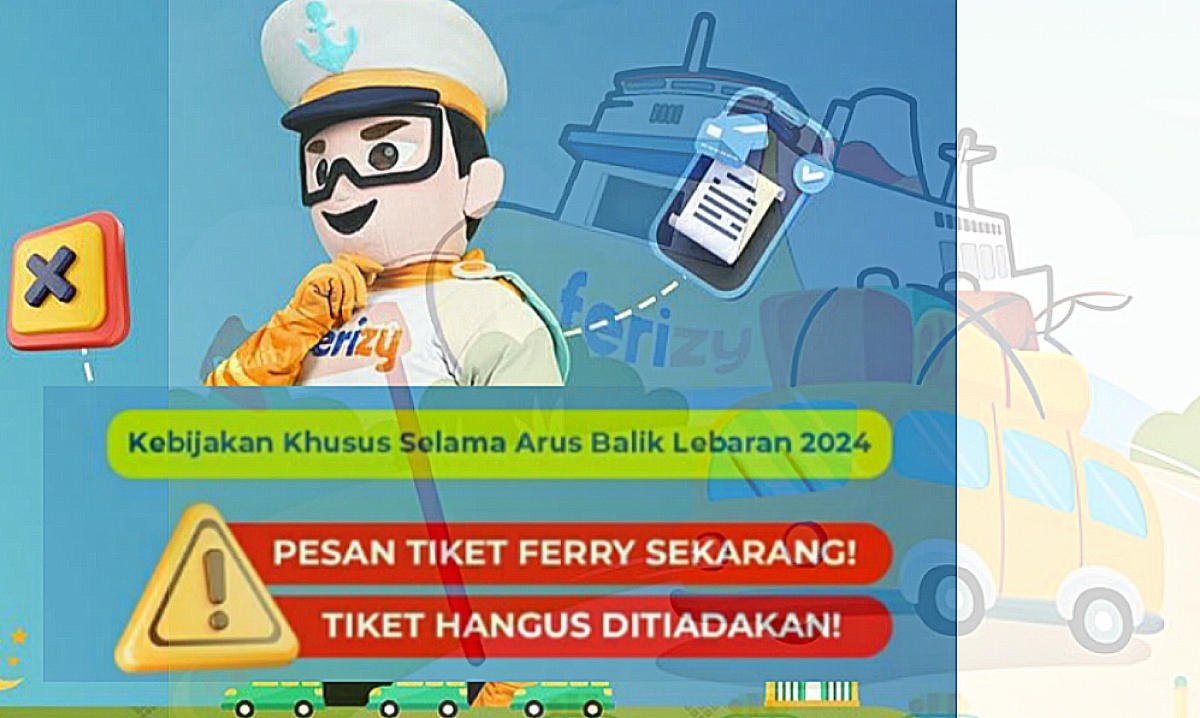 Terbaru! ASDP Tiadakan Kebijakan Tiket Hangus Pada Arus Balik Lebaran 2024, Cek Selengkapnya