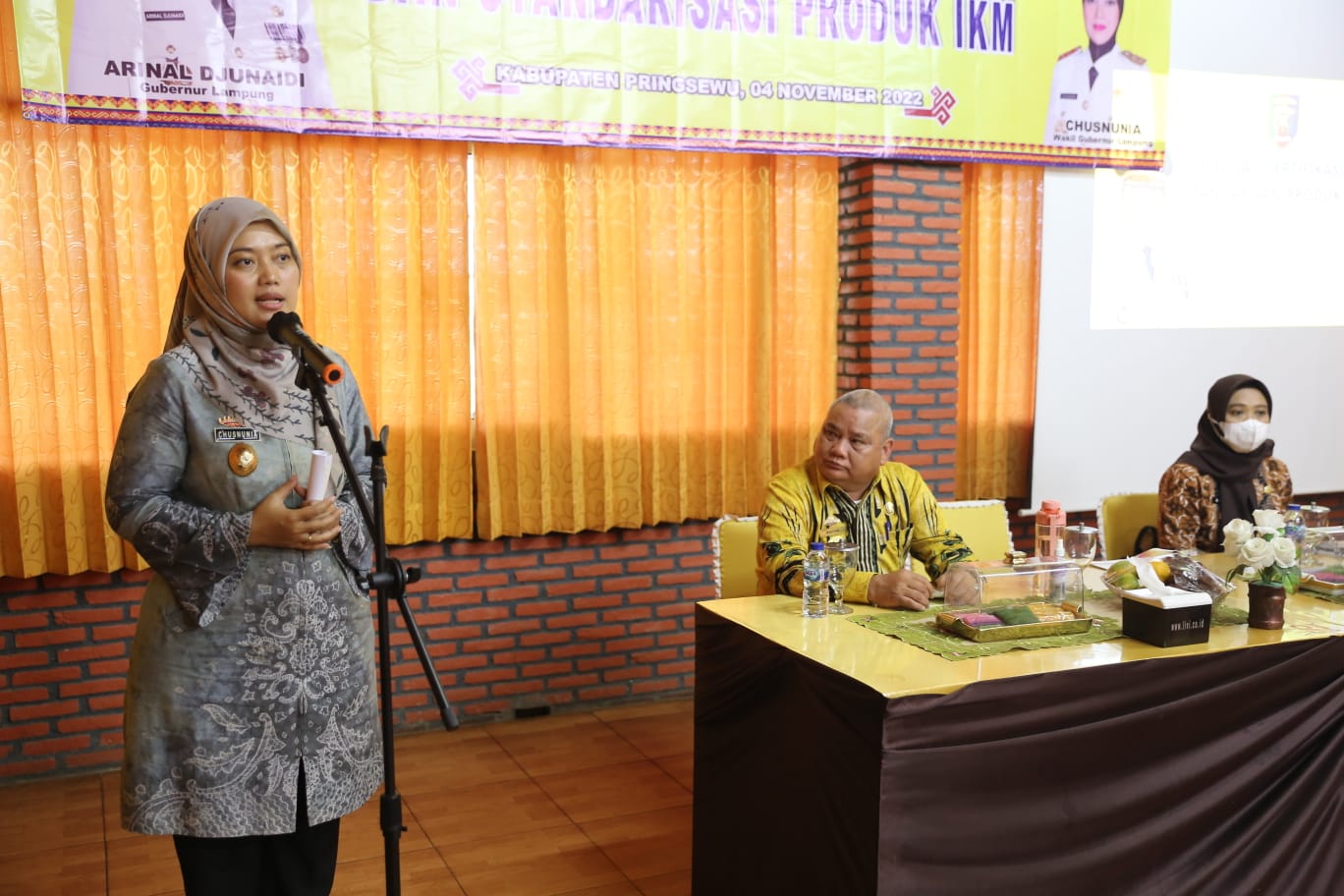 Wagub Chusnunia Ikuti Sosialisasi Sertifikasi dan Standarisasi Produk IKM Agar Miliki Nilai Tambah