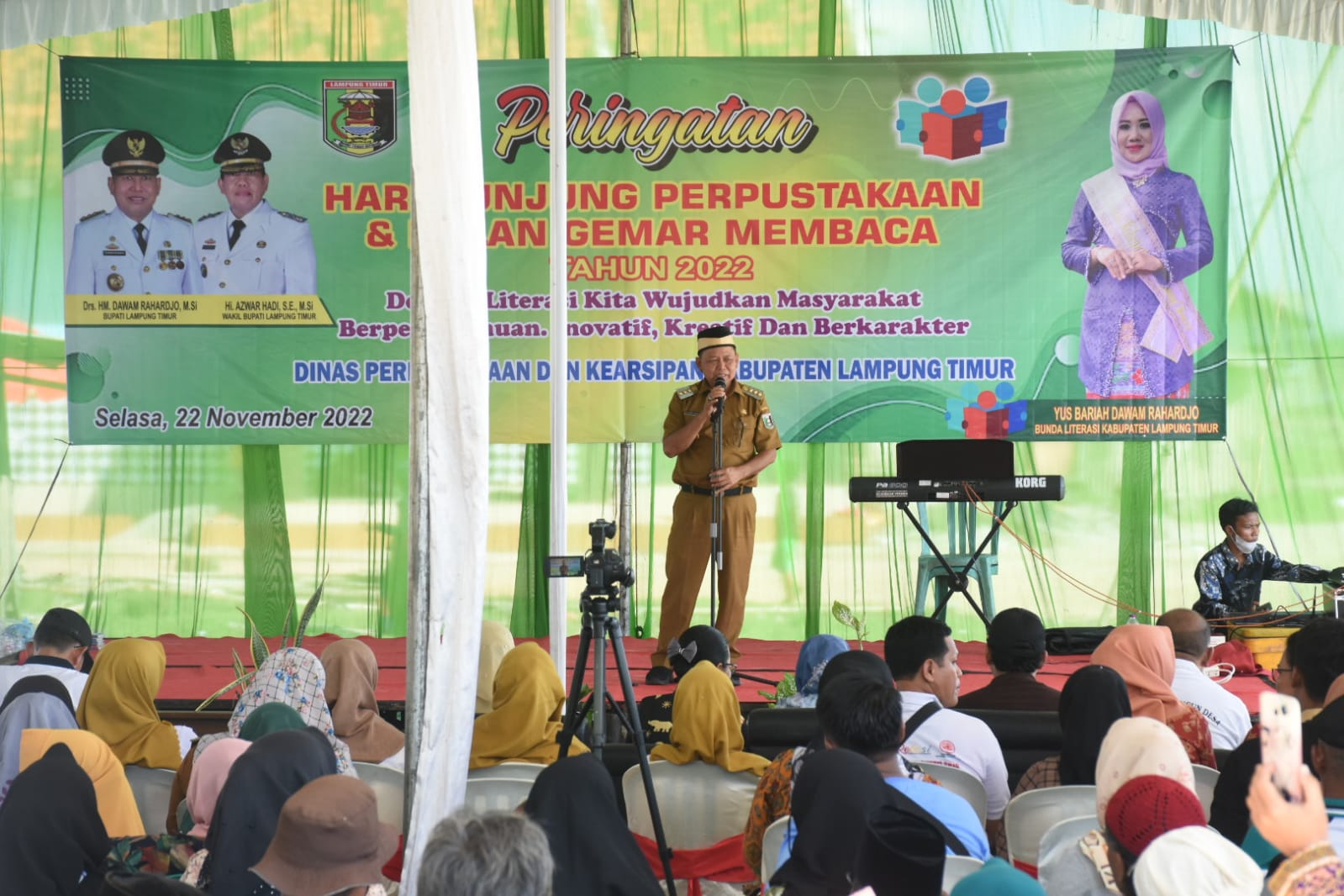 Bupati Lamtim Ajak Masyarakat Gemar Membaca