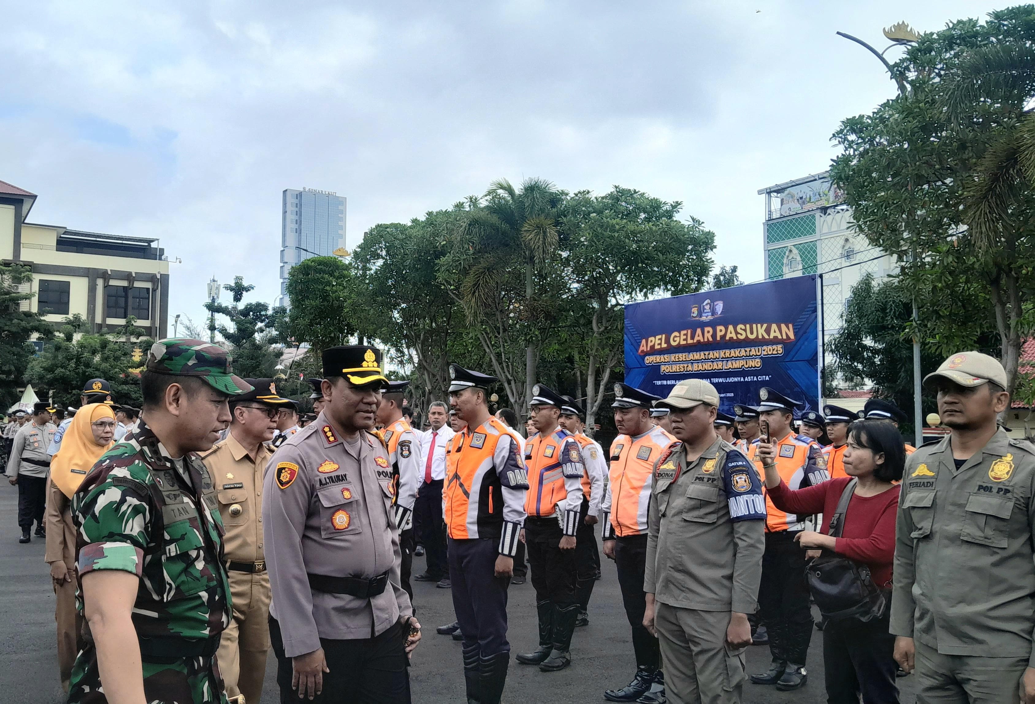 8 Target Prioritas Operasi Keselamatan Polresta Bandar Lampung