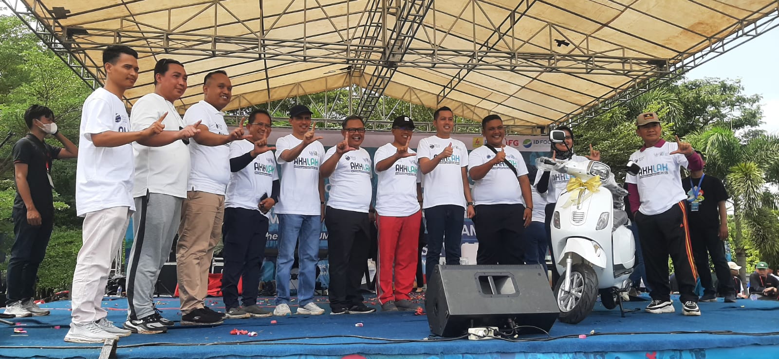 Cerita Pemenang Doorprize Jalan Sehat Bersama BUMN Oleh PLN di Pesawaran