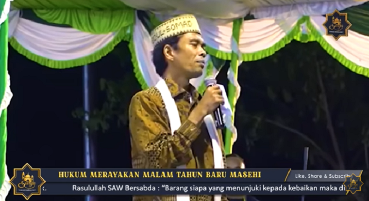 Simak Penjelasan Ustadz Abdul Somad Mengenai Hukum Merayakan Tahun Baru Masehi dalam Islam