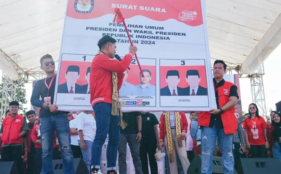 Kampanye Akbar di Lampung, Kaesang Ajak Masyarakat Coblos Sampai Uwel-uwel Mata Gibran di Surat Suara