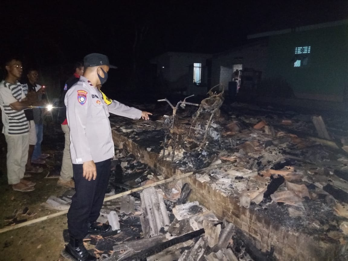 Satu Rumah di Tubaba Habis Dilahap Si Jago Merah