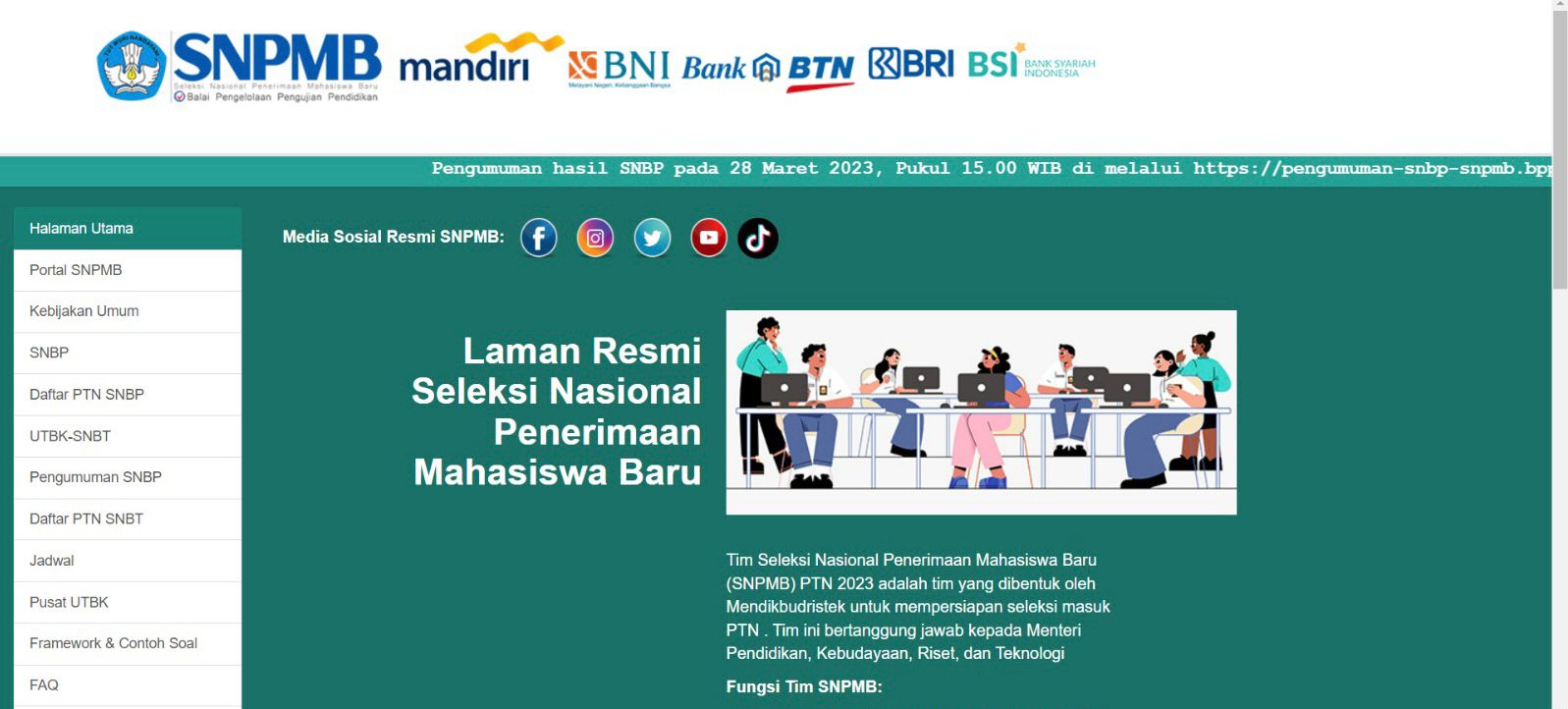 Belum Sempat Melihat Pengumuman, Ini Link Resmi SNBP 2023, Kamu Perlu Catat