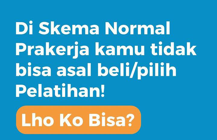 Terapkan Skema Normal, Kartu Prakerja Gelombang 63 Tidak Bisa Beli Pelatihan Sembarangan