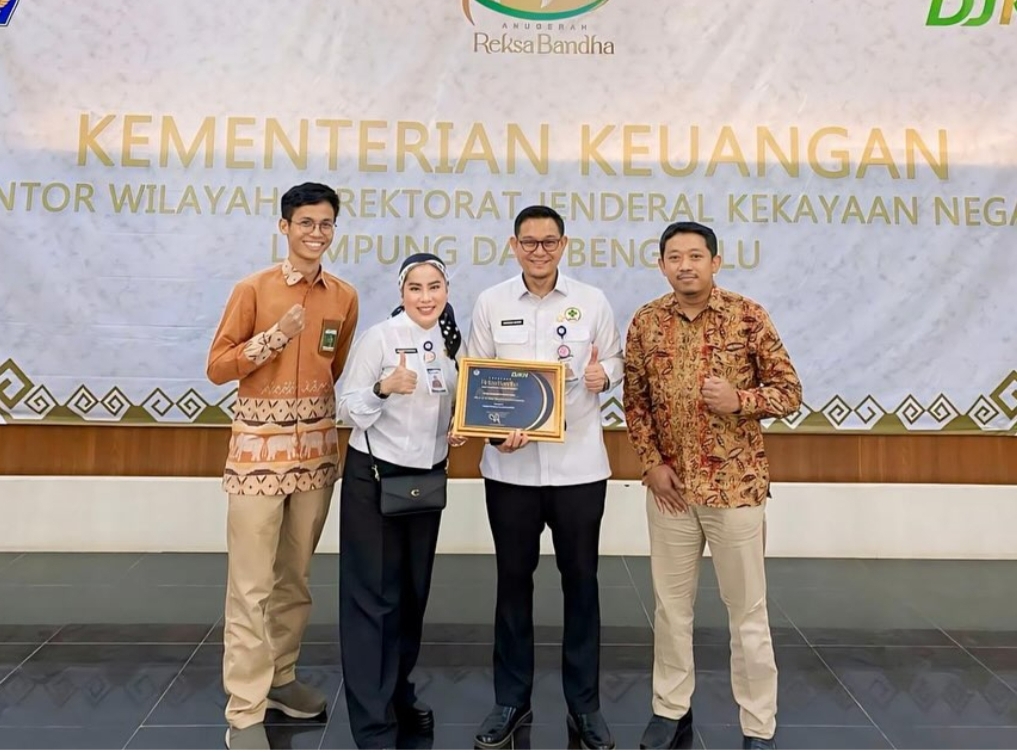 RSUDAM Mendapat Anugerah Reksa Bandha dari Kanwil DJKN Lampung Bengkulu