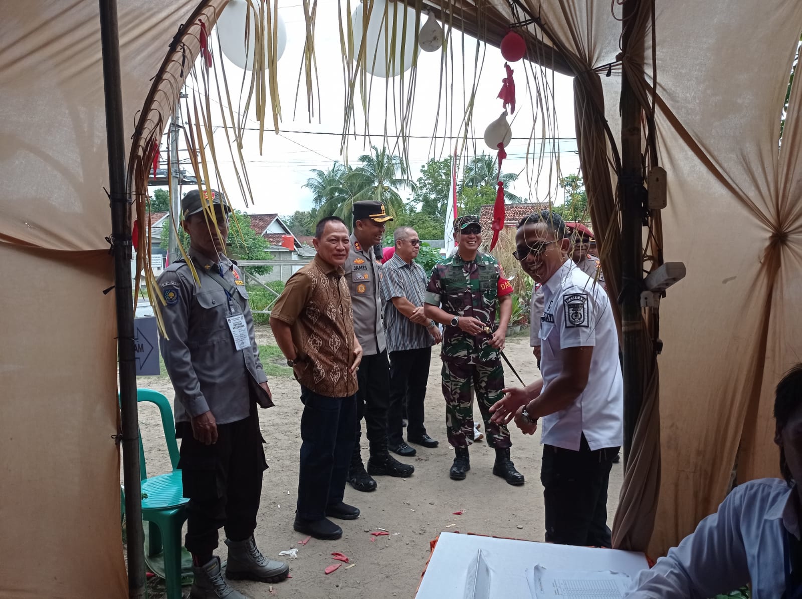 Tinjau Pelaksanaan Pemilu 2024, Pj Bupati Tulang Bawang Ungkap Tingkat Partisipasi Pemilih, Segini Nilainya