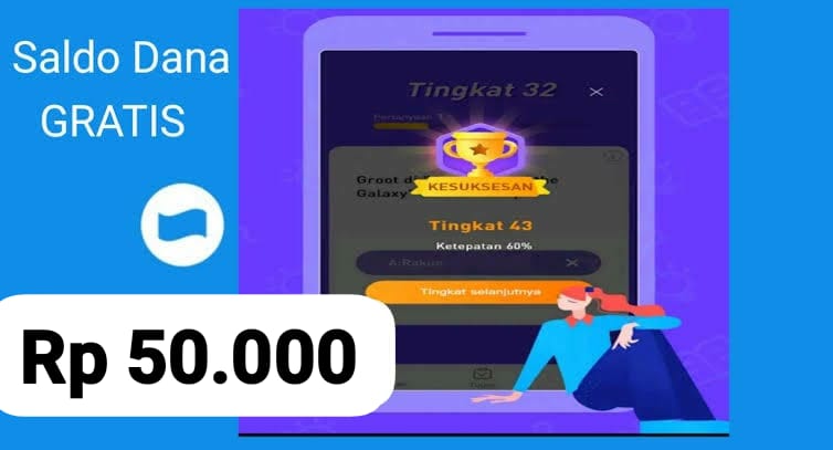Saldo DANA Gratis Rp 50 Ribu Cair Otomatis Langsung Dari Game Ini, Menangkan Levelnya