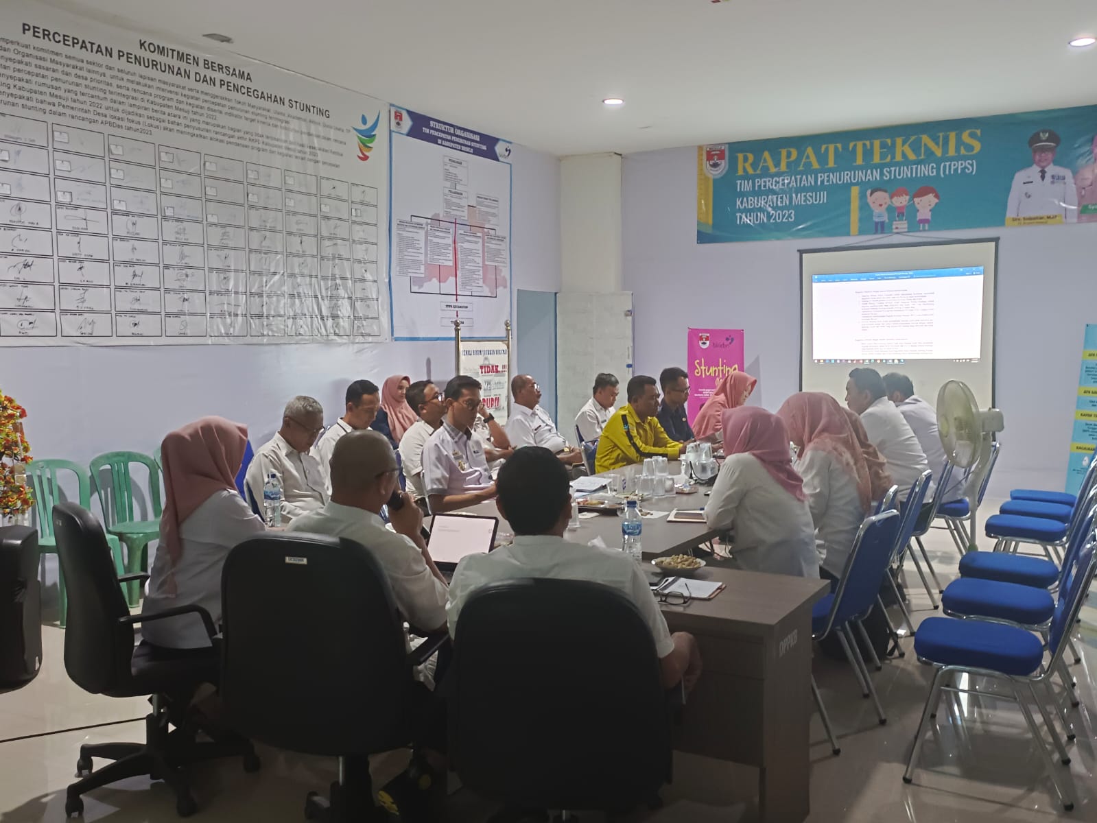 Pimpin Rapat Tim TPPS Sekda Mesuji Nyatakan Perang Dengan Stunting