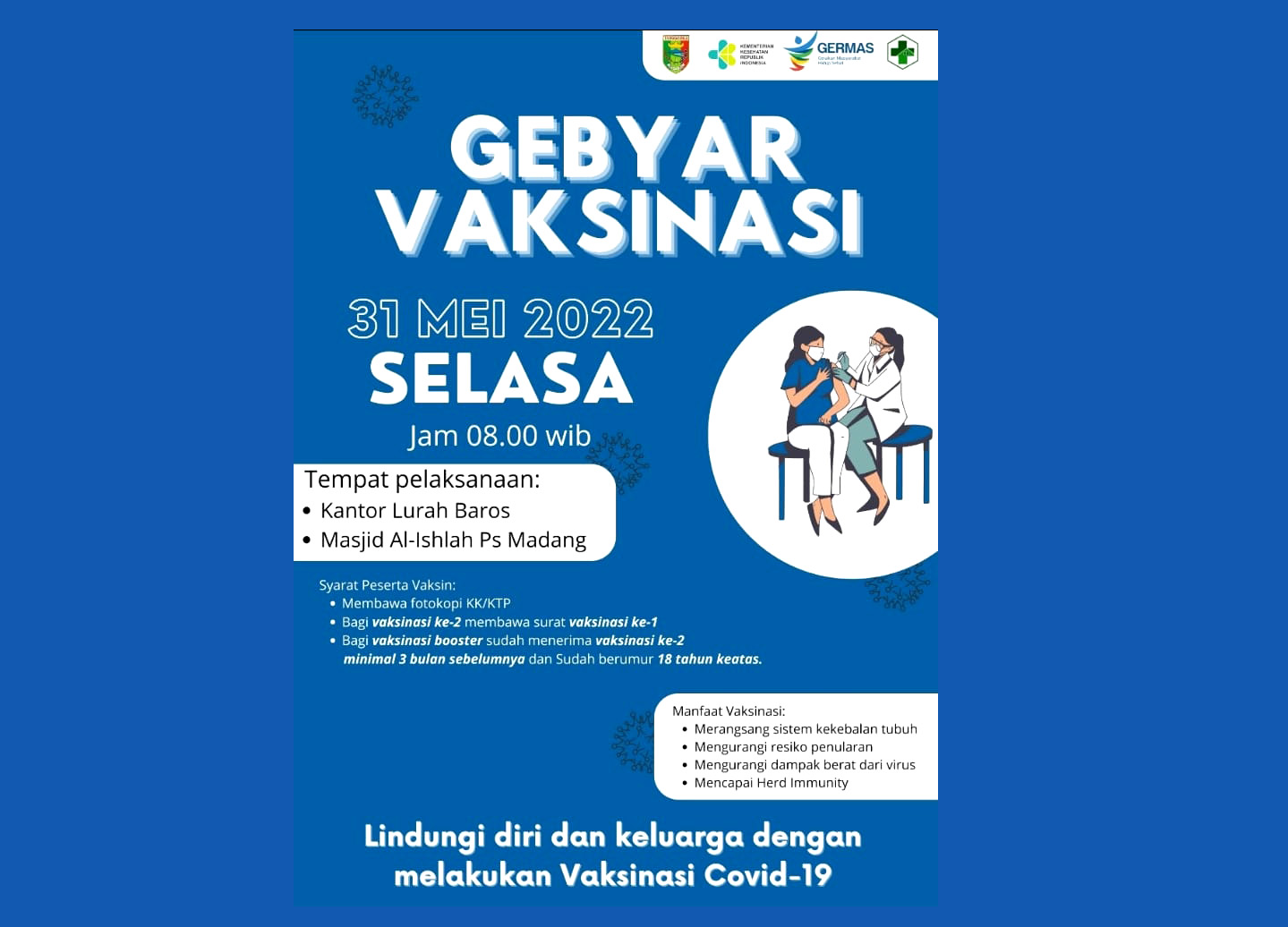 Gelar Gebyar, Percepat Vaksinasi Covid-19 Tanggamus