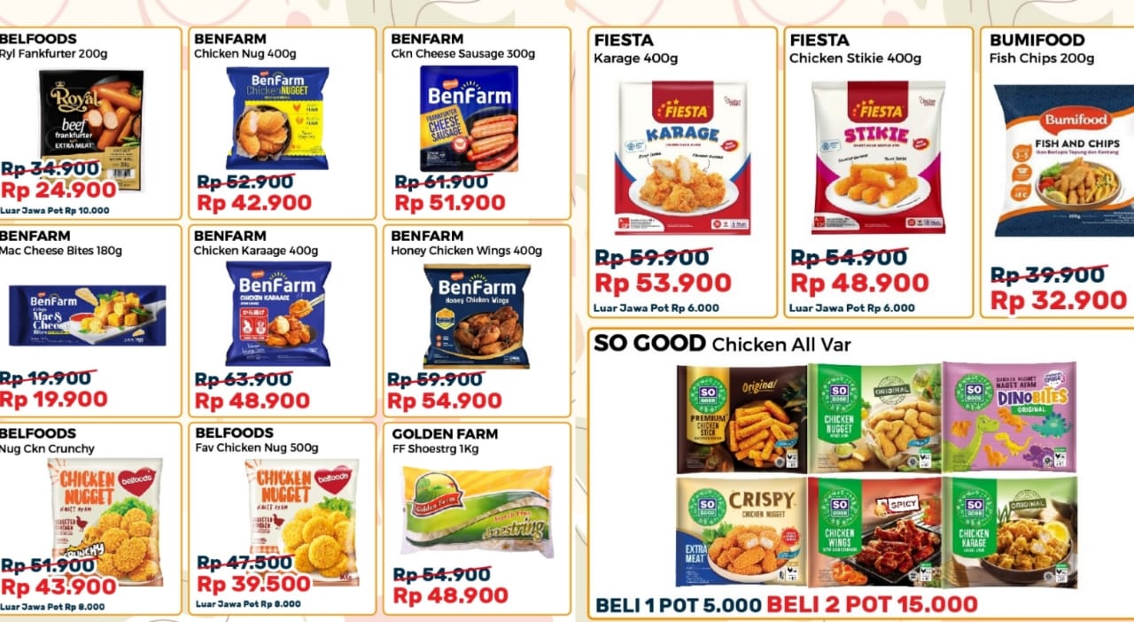 Promo Belanja Murah Hidangan Sat-Set Untuk Buka Puasa dan Sahur di Alfamart, Ini Katalog Lengkapnya