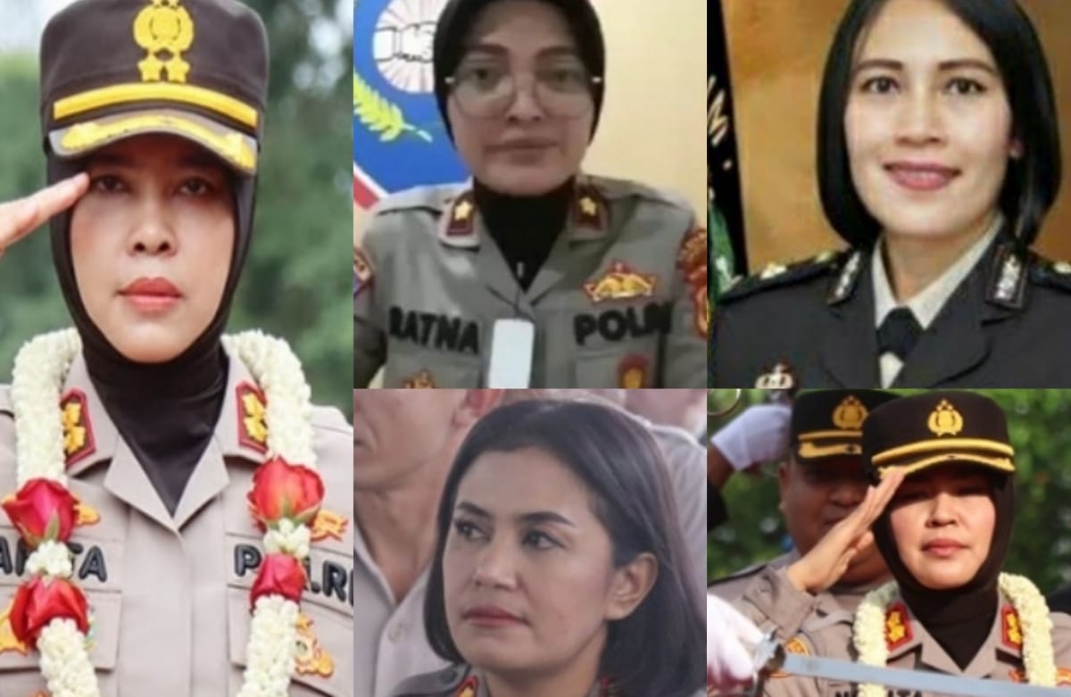 Lima Polwan Cantik yang Masuk Mutasi Polri dan Promosi Jabatan Jadi Kapolres Tahun 2025
