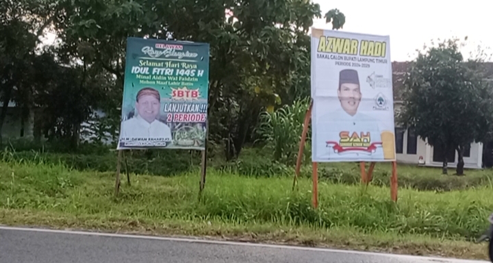 Dawam Tebar Baliho Sekali Blangkon Tetap Blangkon, Ini Kata Warga Lampung Timur