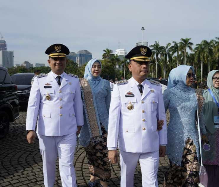 Bambang-Rafieq resmi dilantik, siap mengabdi untuk masyarakat Metro