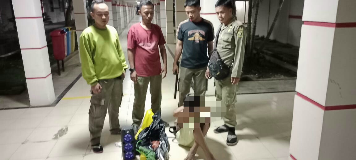 Mencuri di RSUD Dr. A. Dadi Tjokrodipo Bandar Lampung, Seorang Pria Diamankan
