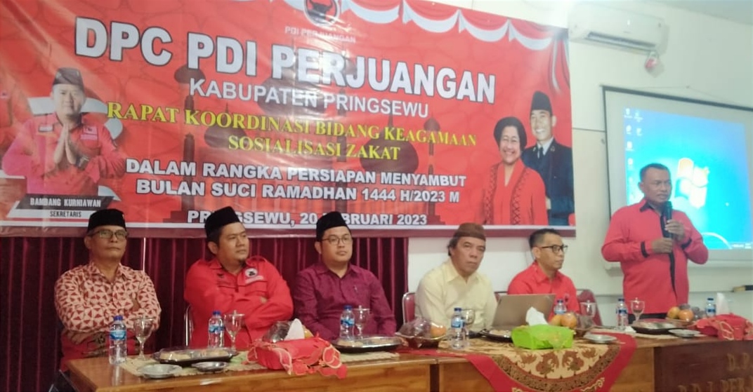 PDIP Pringsewu Sosialisasikan Pentingnya Zakat