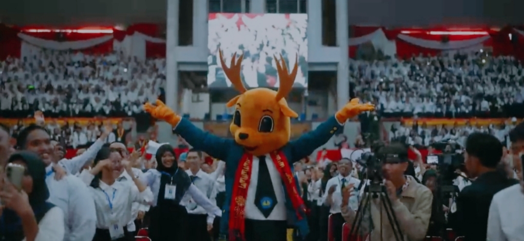 Wajah Baru Pada Event-Event Besar, Humas Unila Kenalkan Maskot Terbaru Rusanila di PKKMB