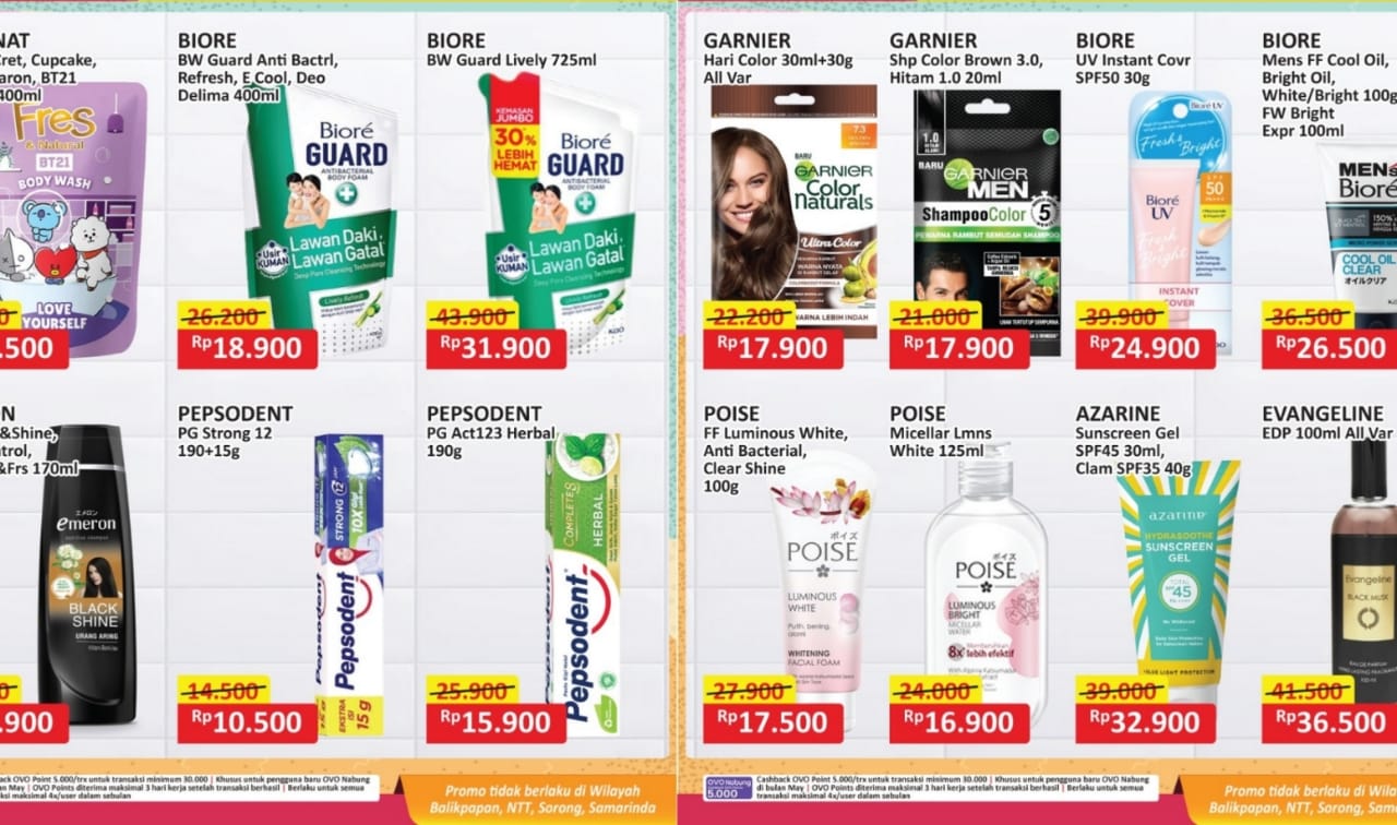 Promo Personal Care Alfamart, Penawaran Produk Favorit di Akhir Pekan Dijamin Lebih Hemat, Ini Katalognya
