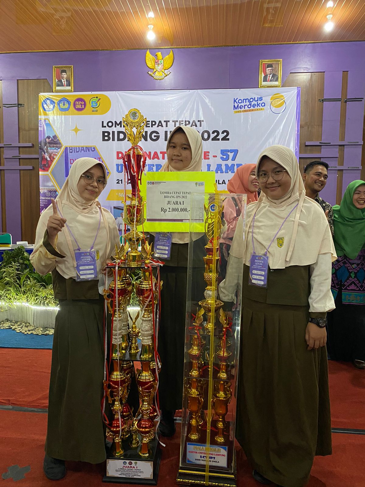 Jadi Juara 3 Tahun Berturut-Turut, SMA Al-Kautsar Kembali Raih Juara Umum LCT IPS