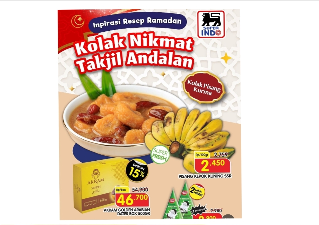 Kejar Promo Superindo, Buka Puasa Praktis Dengan Kurma