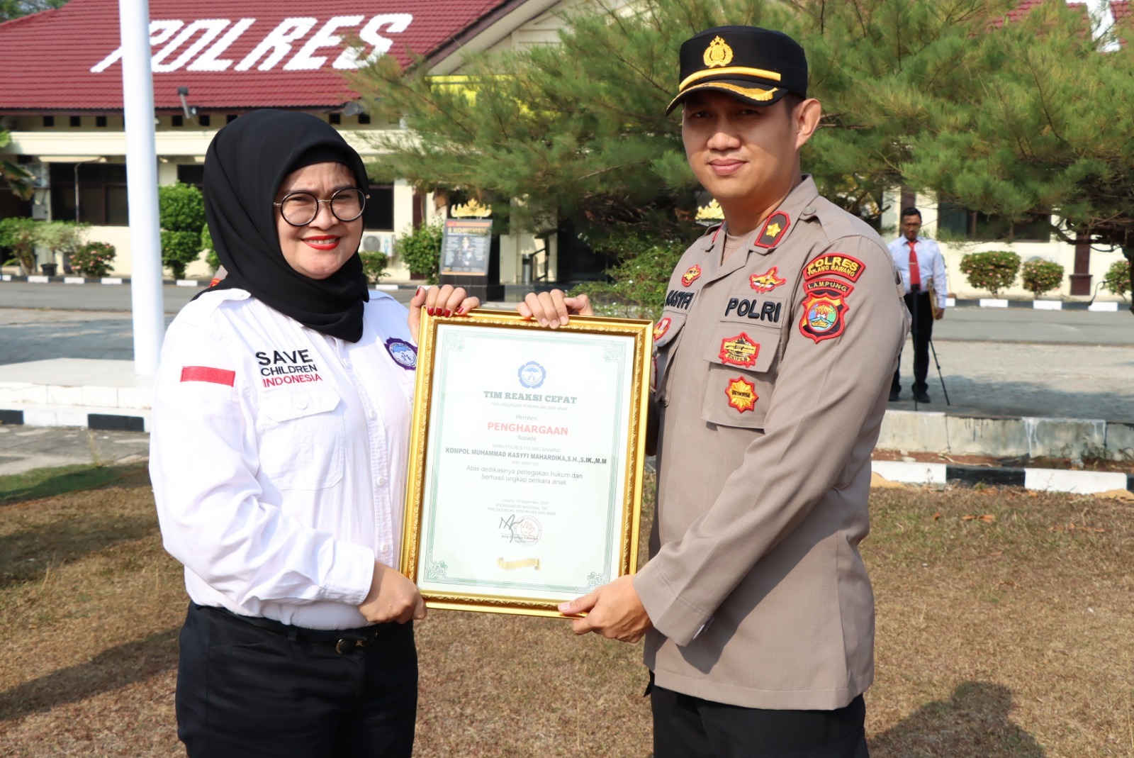 18 Anggota Polres Tulang Bawang Dapat Penghargaan dari TRC PPA, Ini Nama dan Jabatannya